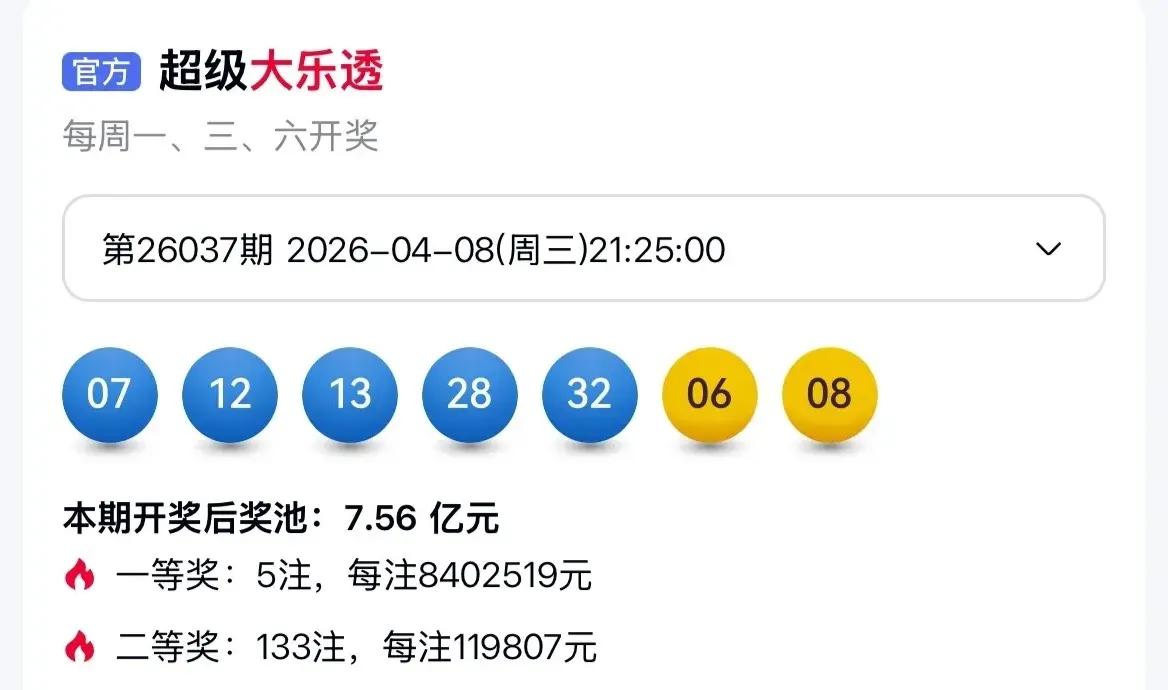 大乐透26038期分区走势图分析数据