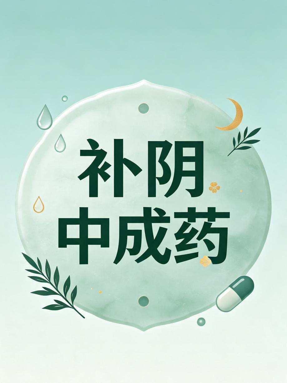 补阴中成药：无论肝阴虚还是肾阴虚，心阴虚还是肺阴虚，对证治本！同样都是“阴虚