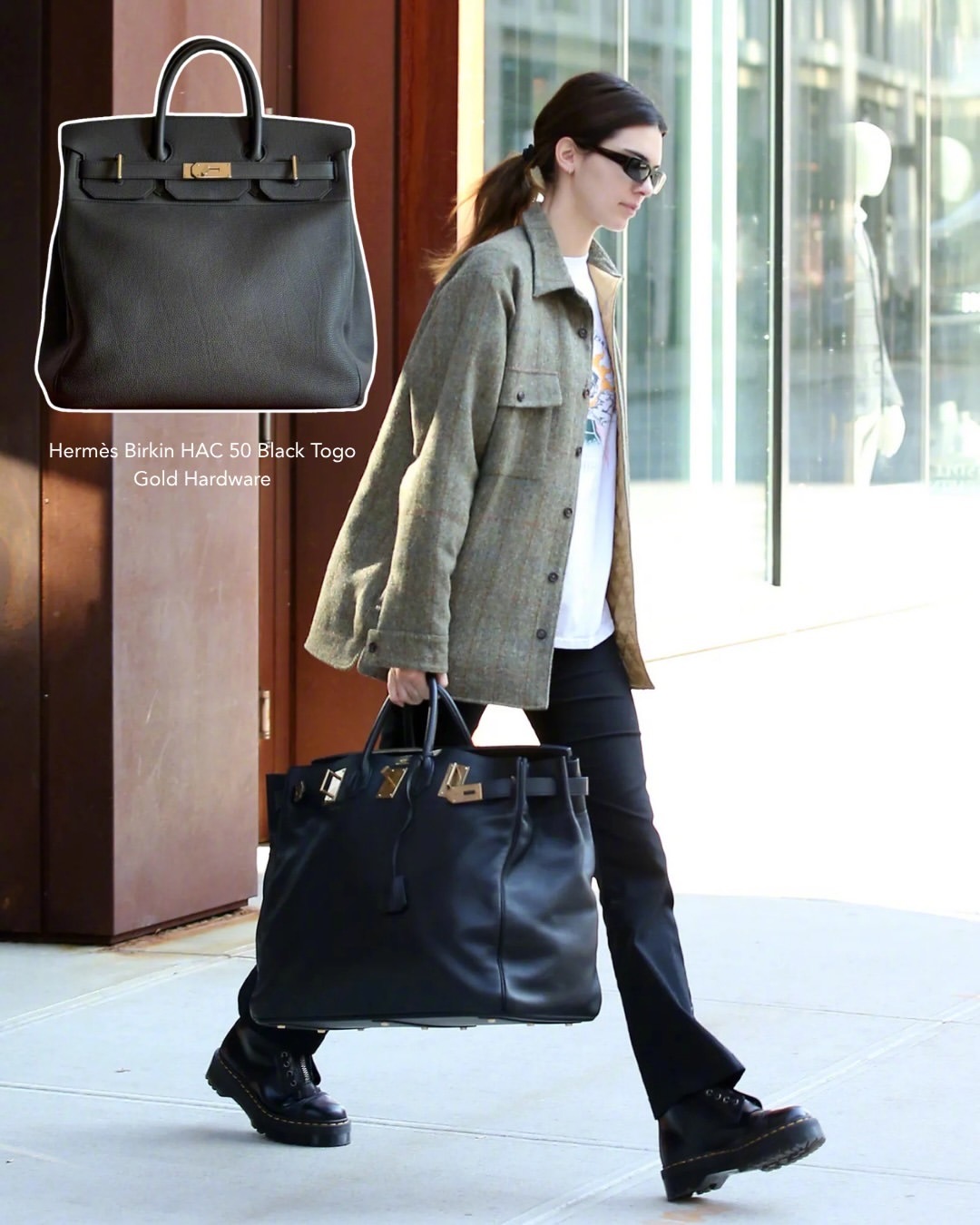 肯豆KendallJenner和她稀有且独特的Hermès手袋。🌼🍃