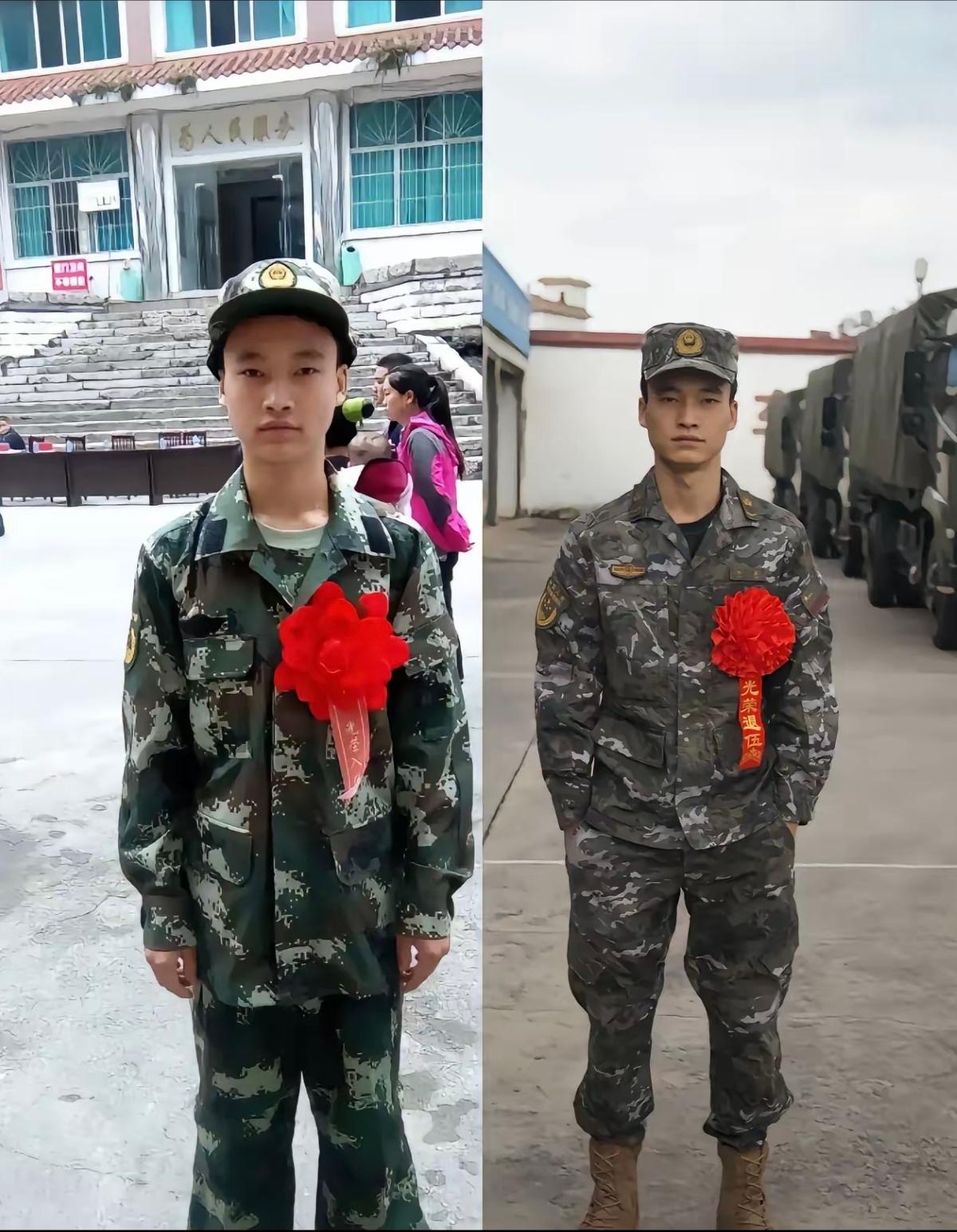 从一个文弱少年，变成一个精壮青年