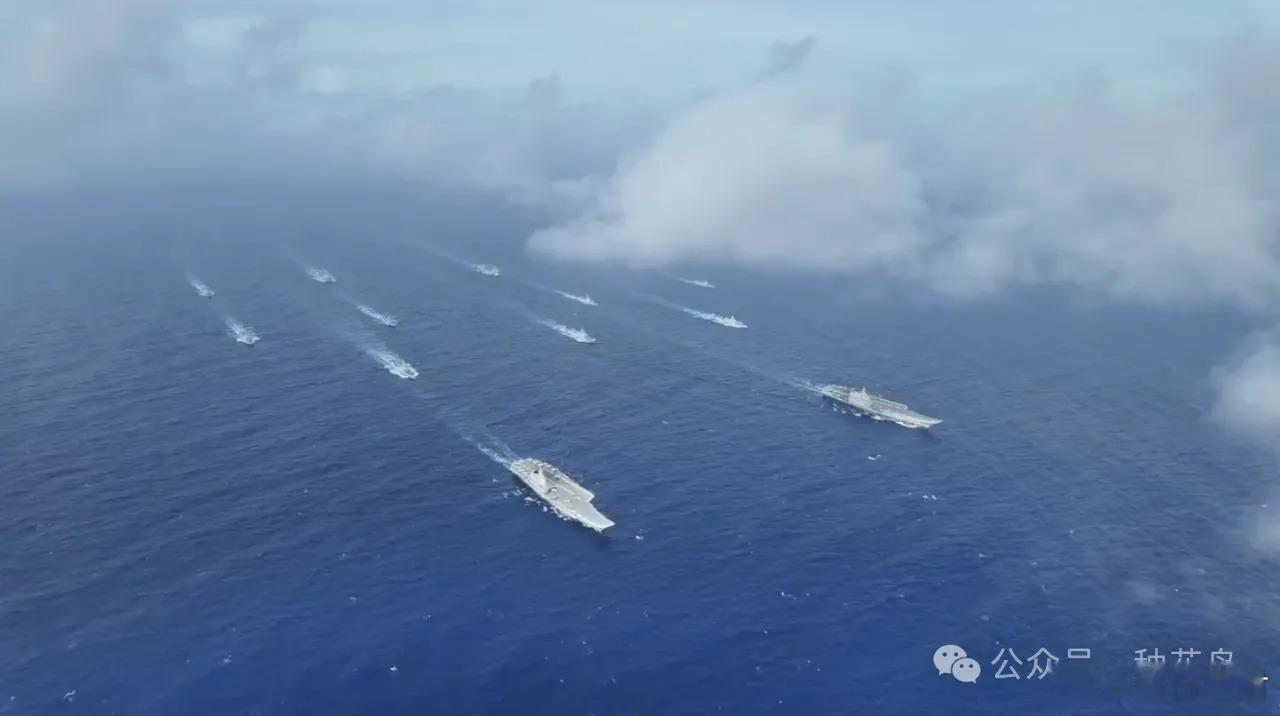 美国的航母霸权，也将终结！最近看到消息，中国004号航母在大连造船厂分段合拢，外