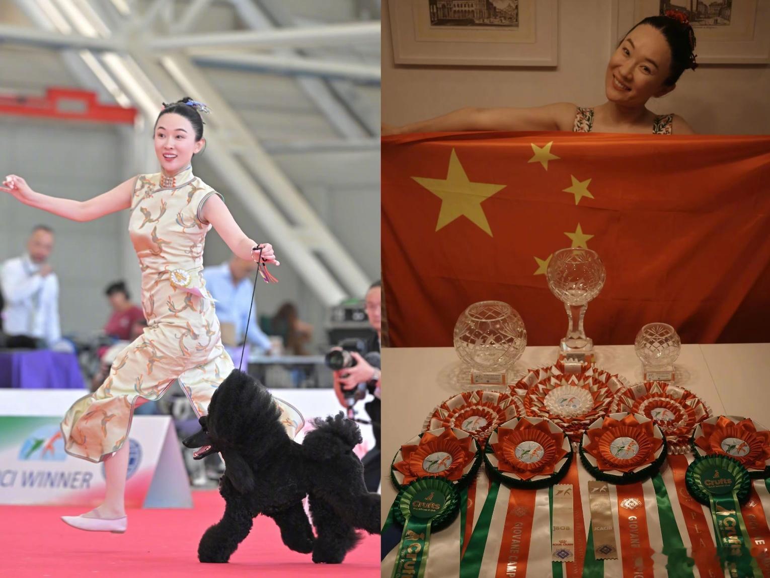 大家发现了吗，霍思燕这个人很独特，不是因为她每次参赛爱穿旗袍，而是她开辟了新的赛