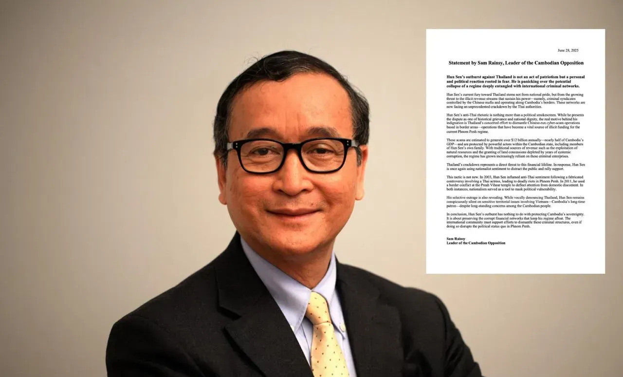 洪森害怕啥？沈良西说他怕垮台！你敢信吗？柬埔寨前领导人沈