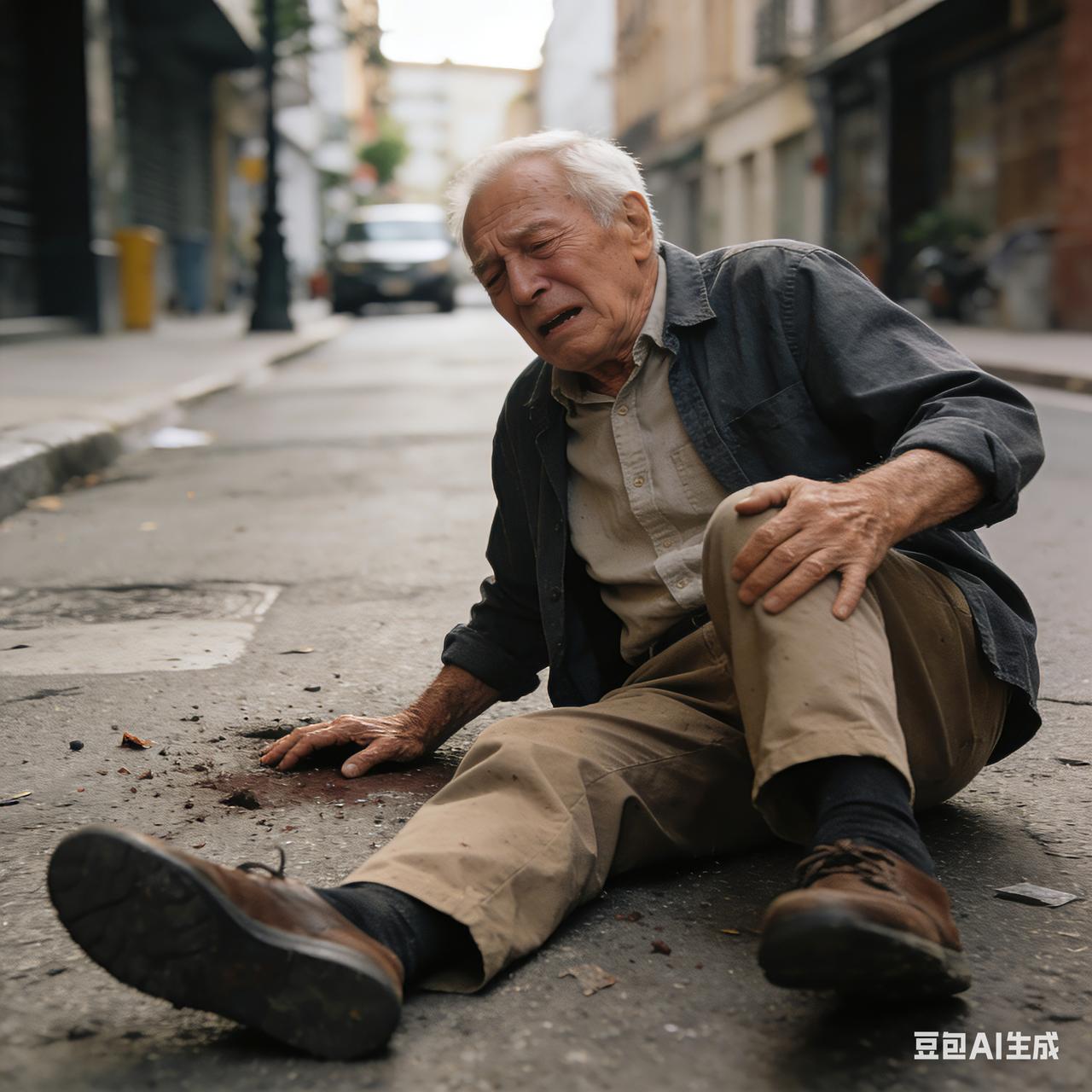 老年人摔倒了，要不要急着爬起来？我爸前几年在浙江生活，一个人在楼下遛弯时摔了