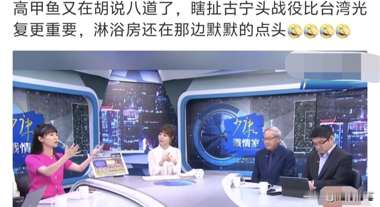 为什么说岛内一些蓝营政客甚至比民进党政客还恶心，这个林郁芳在节目对民进党高嘉瑜言