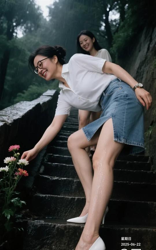 苔径盘云入翠微，隔烟先辨玉玲衣(AI)