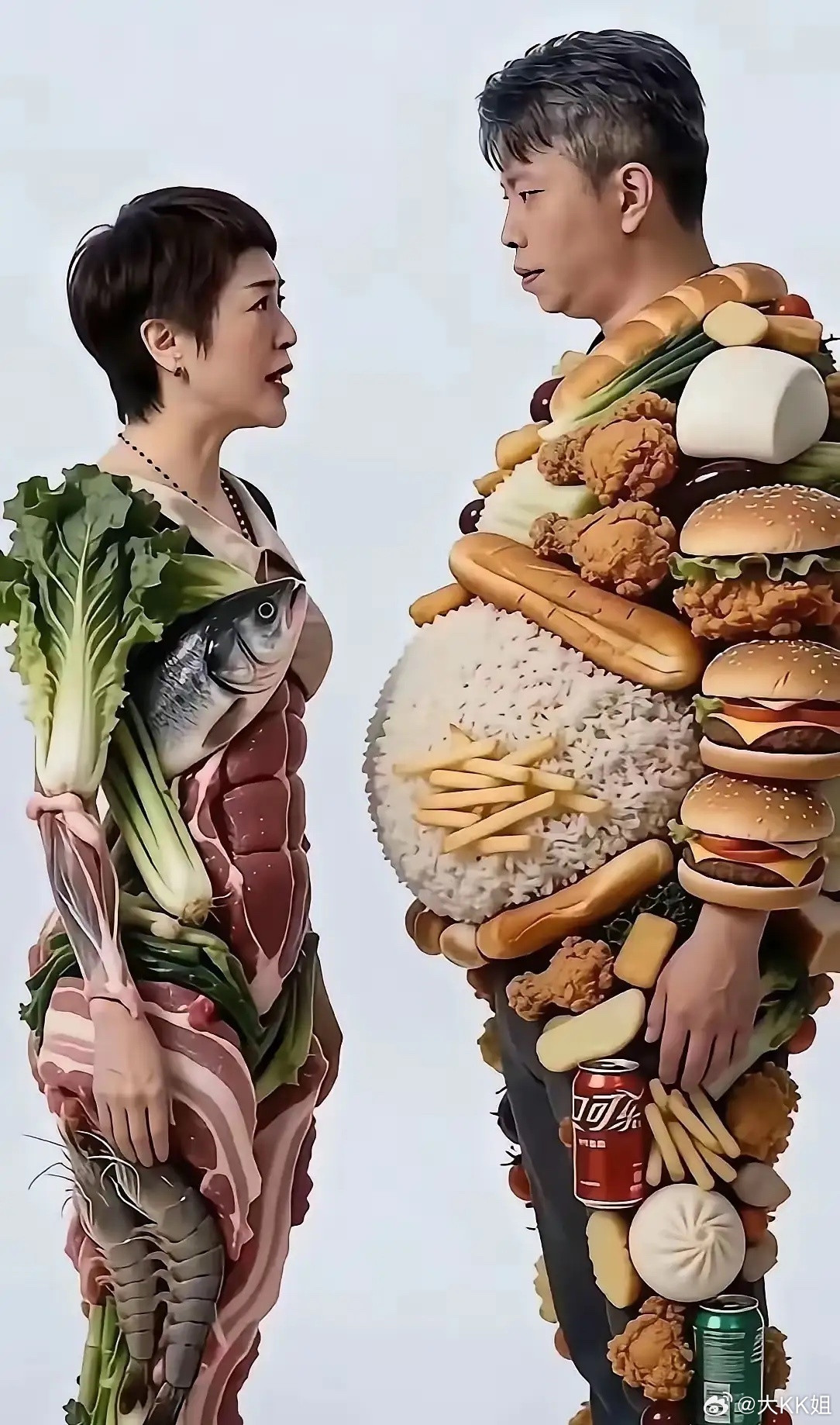 一张图：科学告诉你减肥窍门？1，减肥，最主要是明白，什么可以多吃？什么必须少吃和