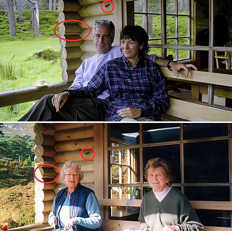 爱泼斯坦案1月8日开庭又爆出大瓜，FBI搜出的照片里，爱泼斯坦和麦克斯韦尔依偎坐