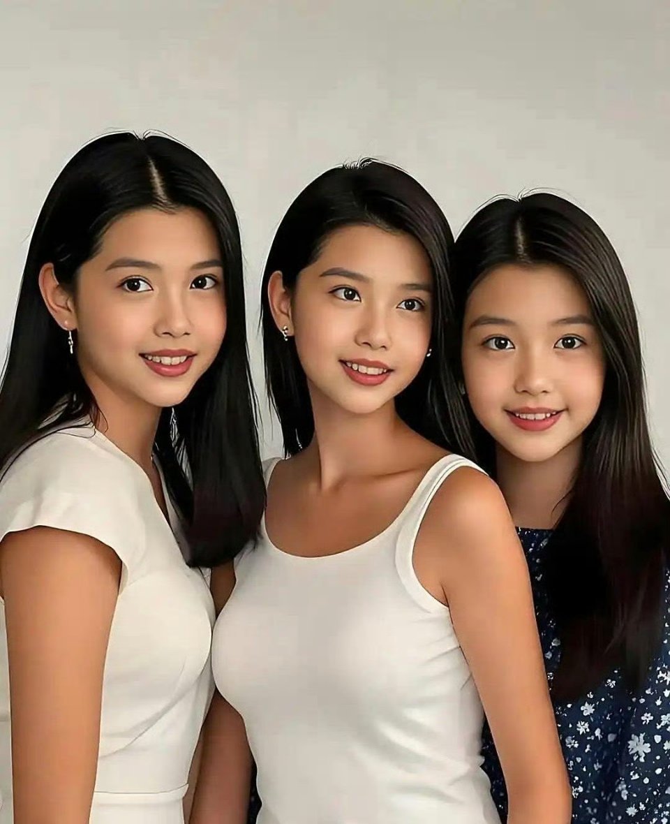 香港女神邱淑贞有三个可爱女儿，颜值长相一个比一个美，身高1.65米，她曾是香港最