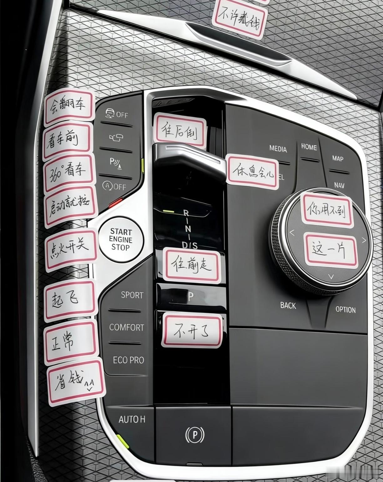 这车是非开不可吗？网友：妈呀，我自动挡好像除了点火，4个档位，音乐空调，别的都不