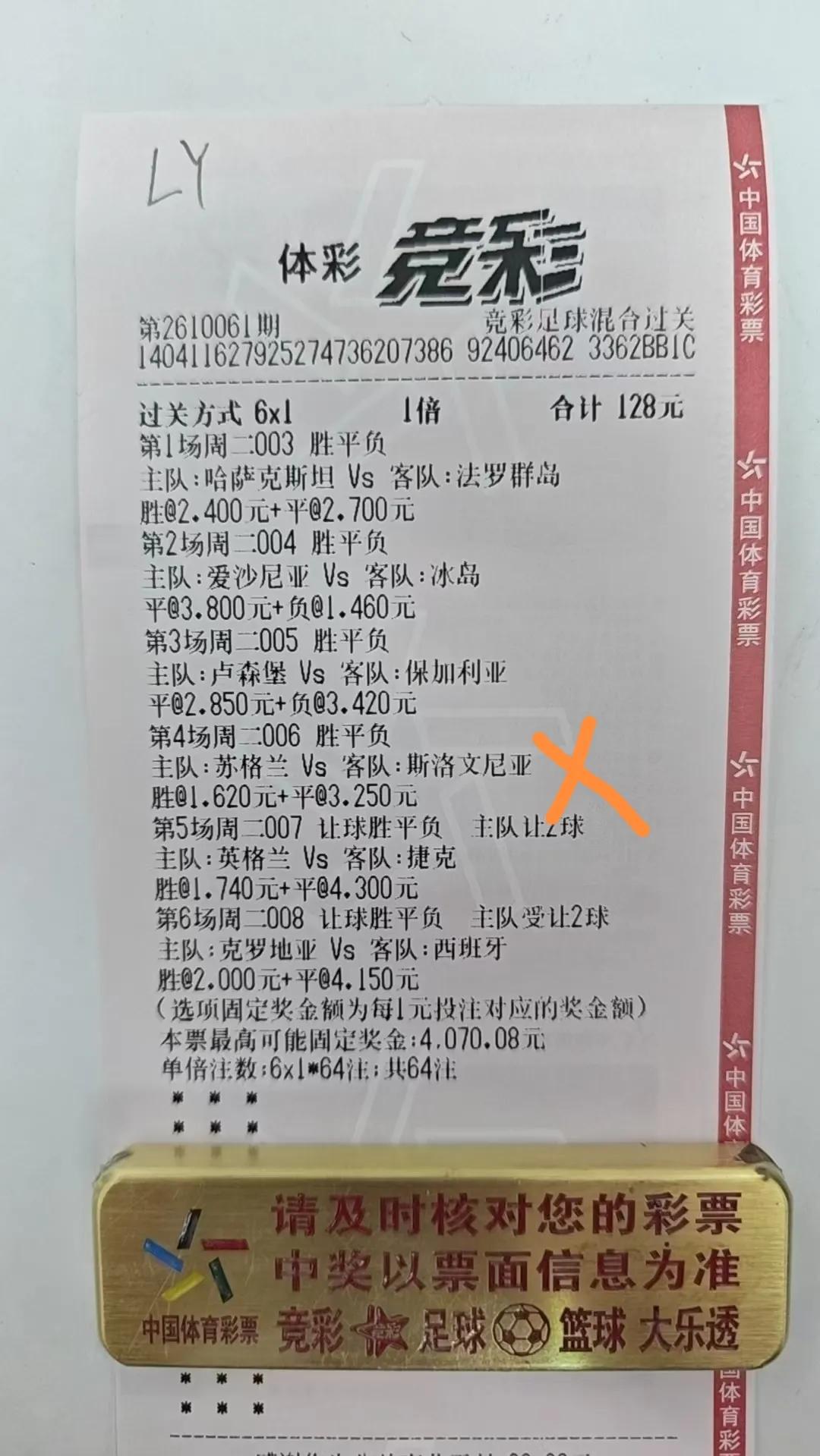 10月7日，英格兰的主场踢冷负了，串6就错这一场，真不防呀小英子[捂脸哭][捂脸哭]