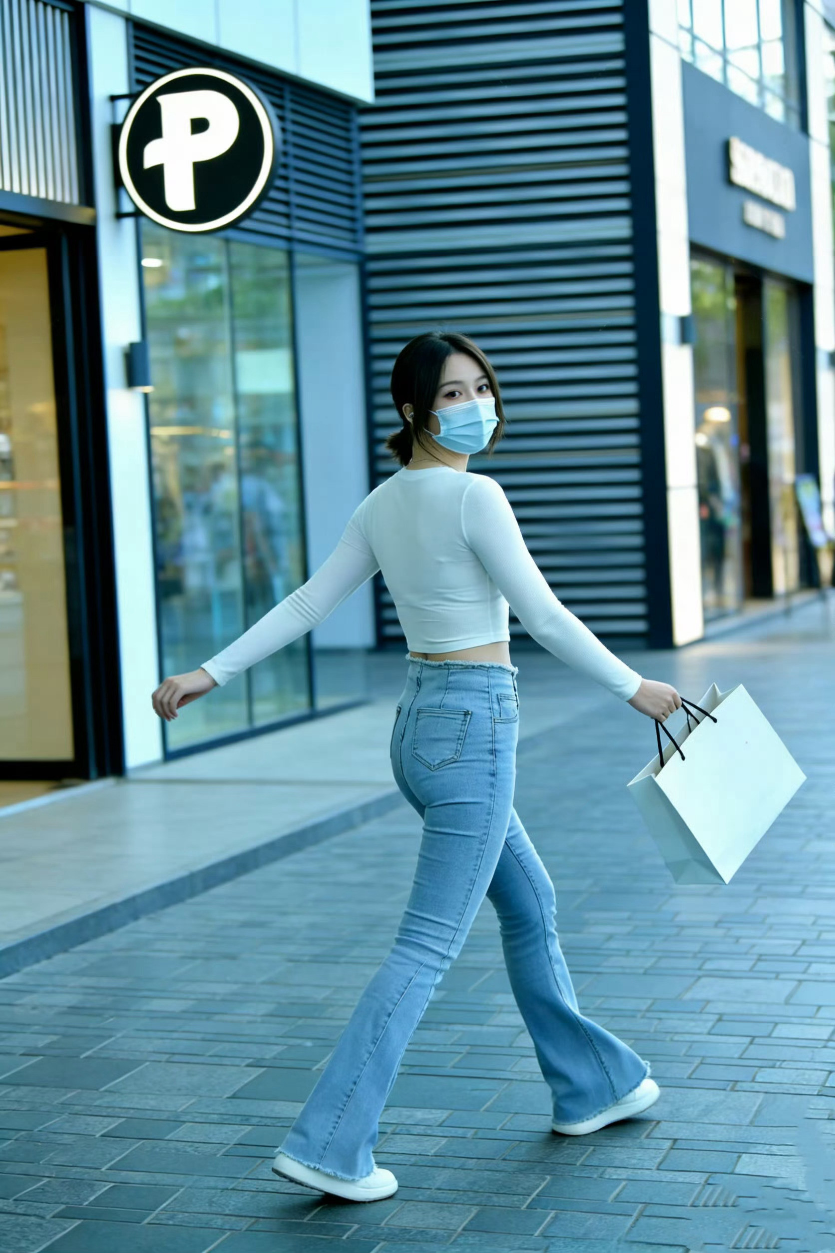 牛仔裤依然无敌呢