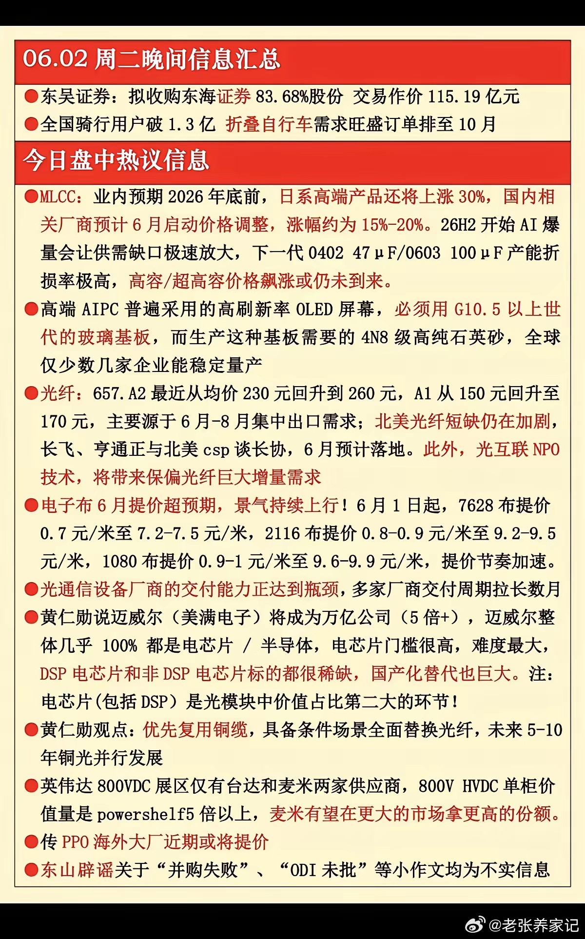 6.02晚间重磅信号！这几个赛道要起飞了？今晚的信息量有点大，简单划个重点，