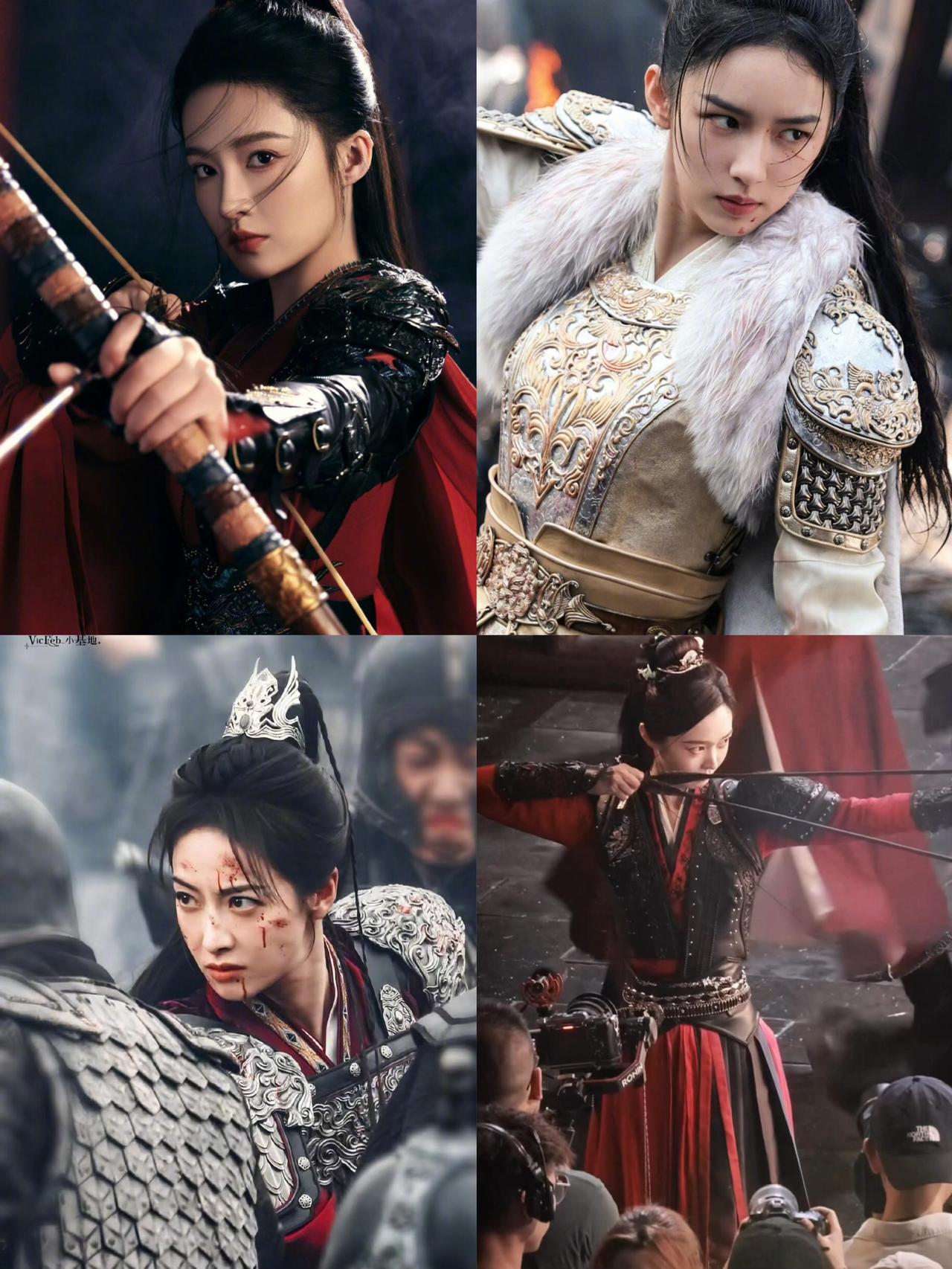 今年荧幕上的女将军真是扎堆了！李沁、宋茜、周也、宋轶四位当红女星，不约而