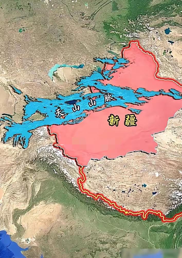 一直都以为天山山脉完全位于我国新疆境内，属于我国的内山。谁能想到，现实里的天山竟