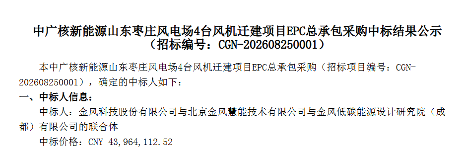 投产8年后, 山东枣庄4台风机面临迁建