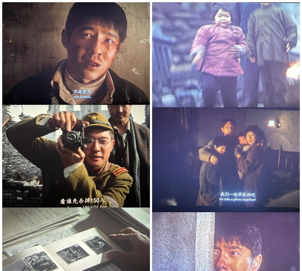 我刚看完《南京照相馆》记得刘昊然在电影里只说过两次日语，第一次是在生命危急关头
