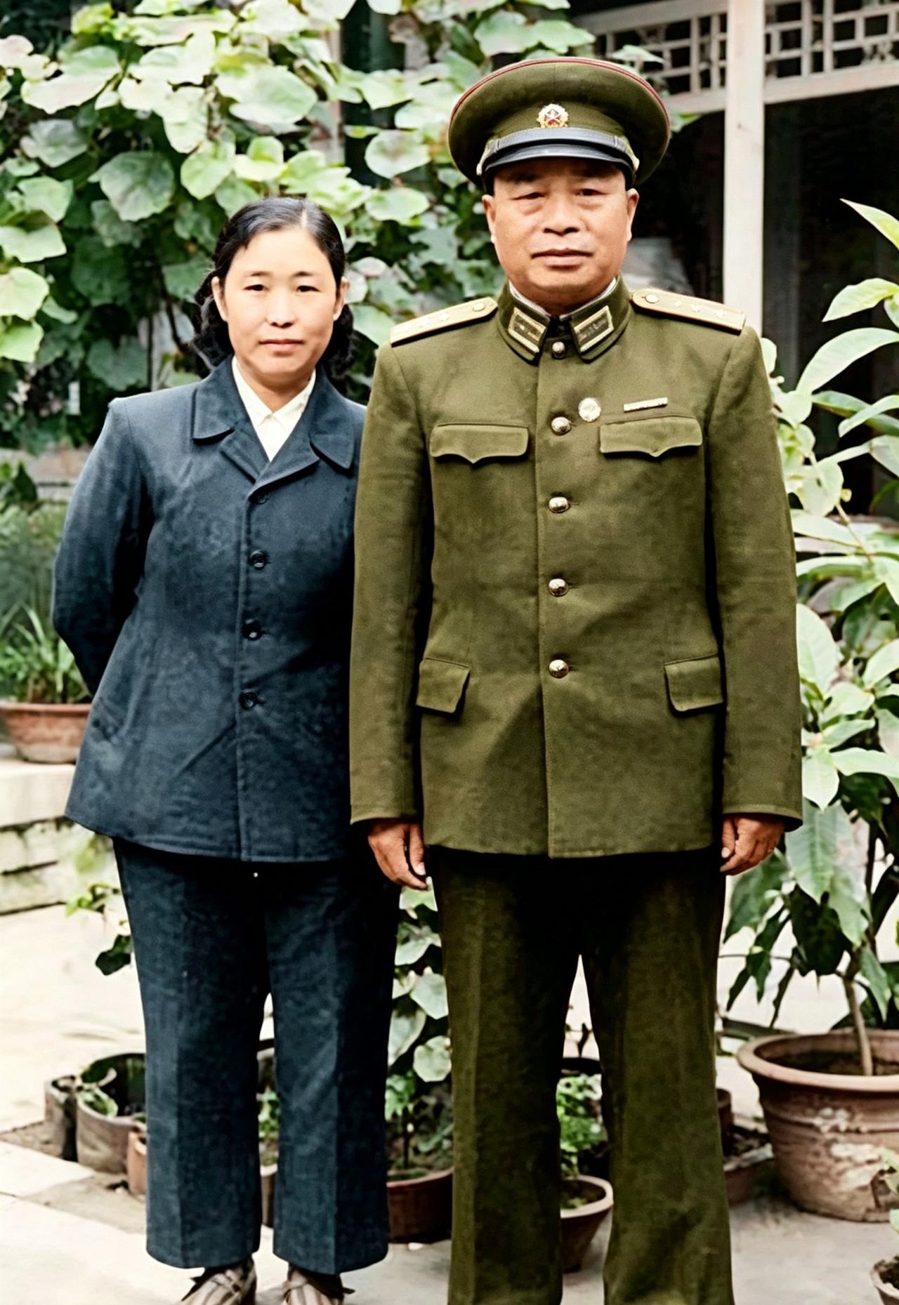 他是开国上将，红军的大管家。当年在井冈山，他和一名女红军结为夫妻。1929年部队