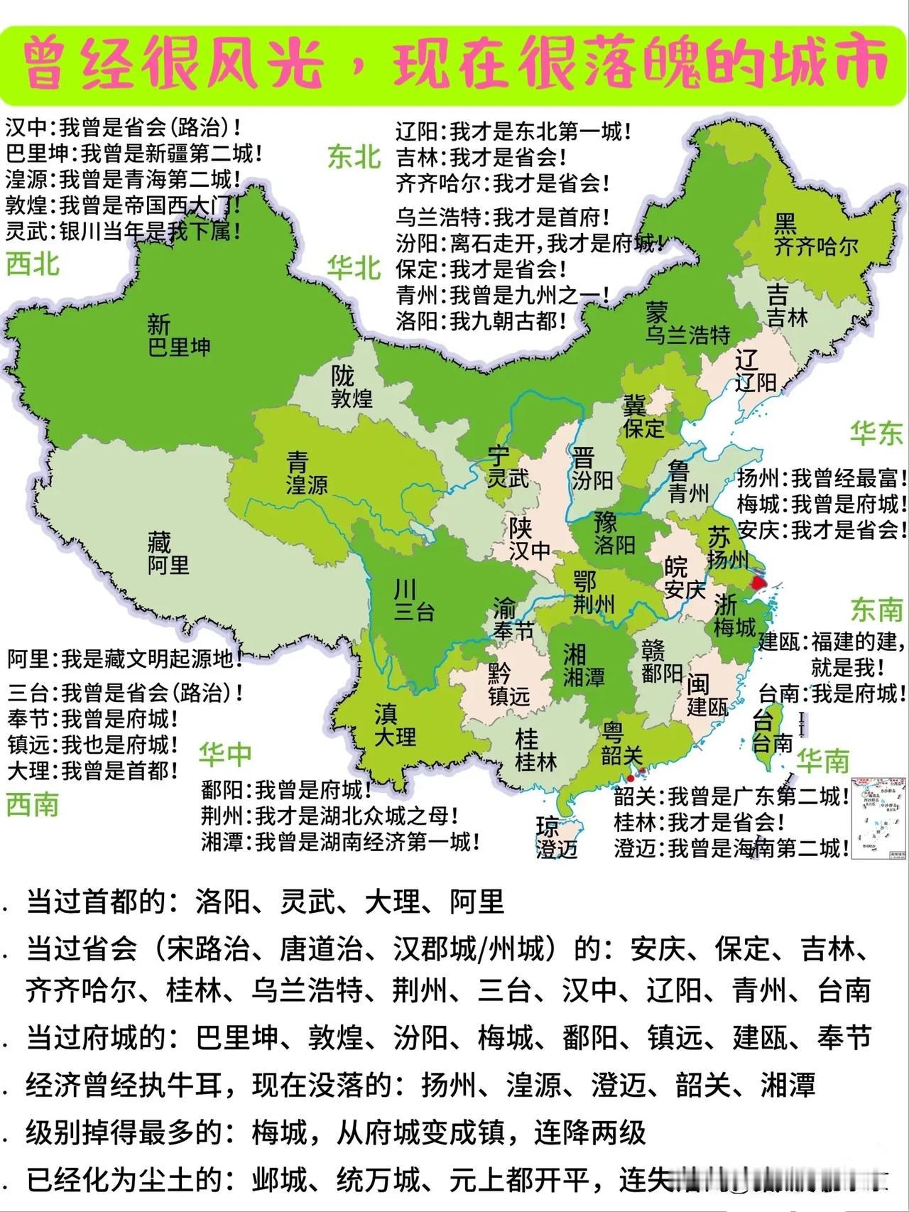 有哪些曾经很风光，但现在却很落魄的城市？有的风光无限，现在却消失不见～一，那