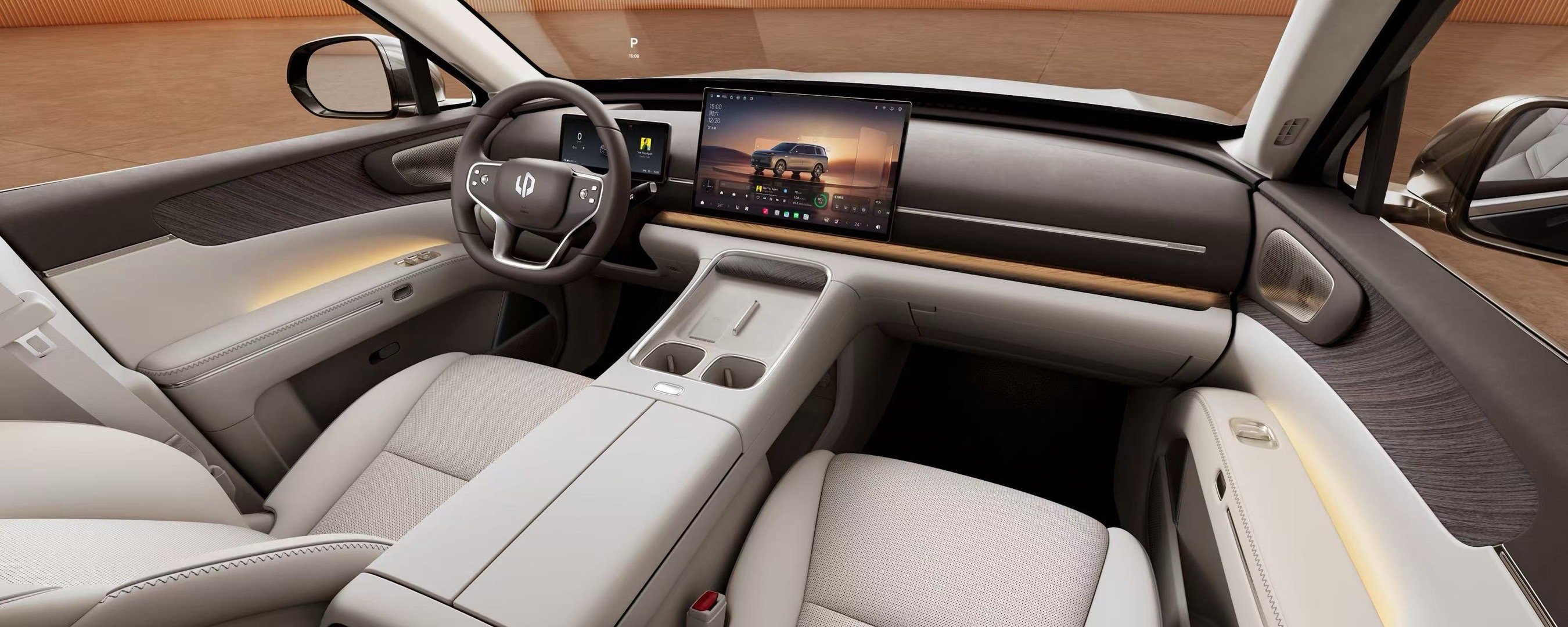 大六座小桌板都安排上了零跑D19内饰曝光了这一看就是旗舰级的配置啊仔细看脚