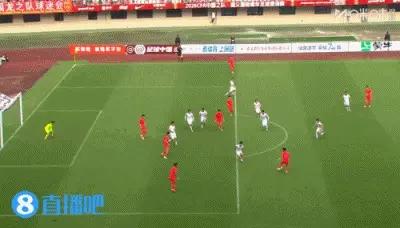 太神奇了，U23国足贺一然比赛最后一秒钟头球绝杀了塔吉克斯坦，最终U23国足1: