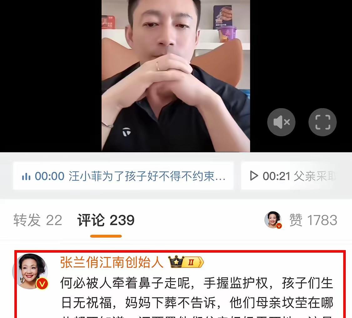 张兰疑似对s妈最近的言论作出回应，这言辞不是一般的犀利啊！这些话也就张兰能说得出