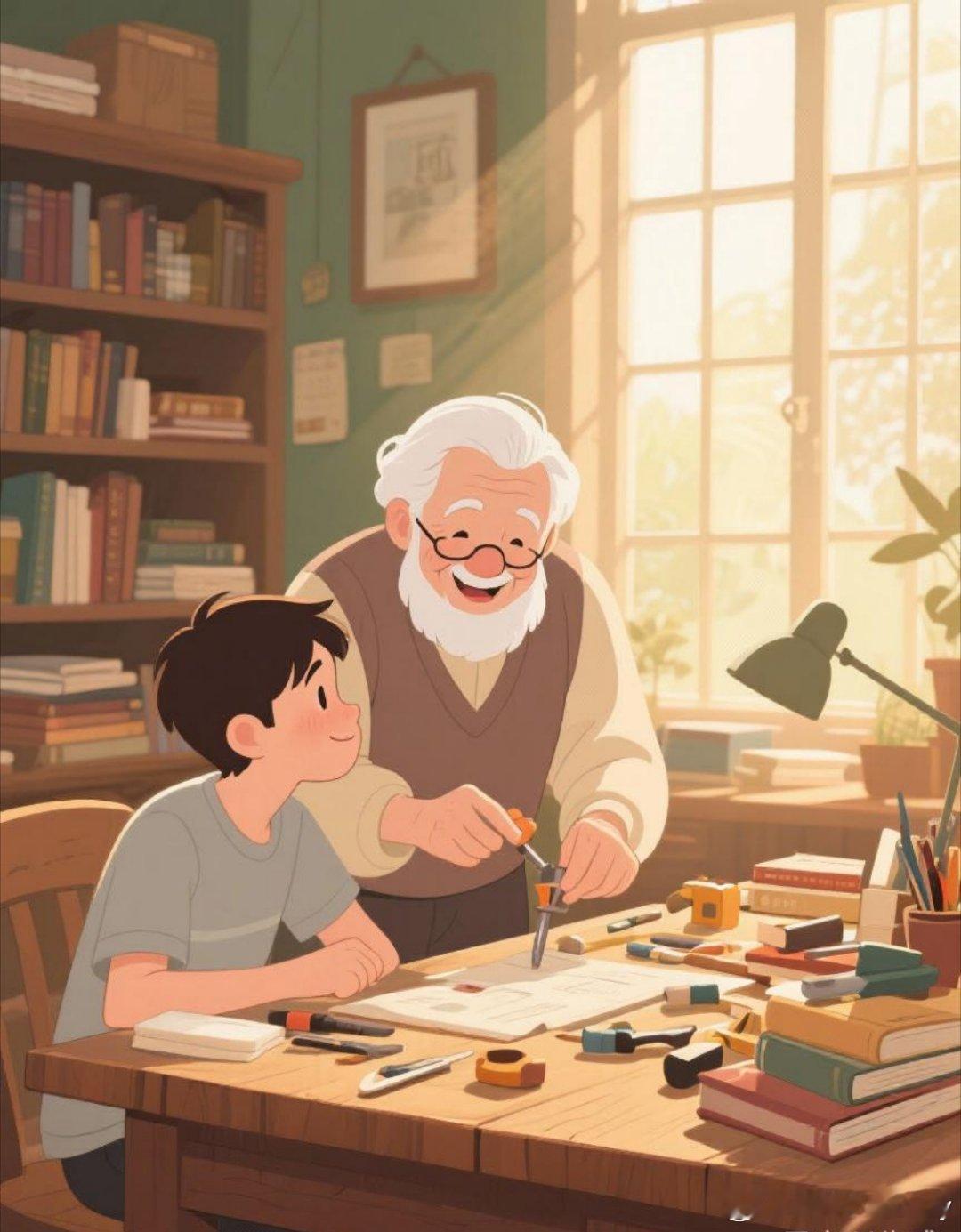 老一辈迎来了最严厉的老师你还别说了，老一辈的话都是有道理的，比如手机确实对人辐射