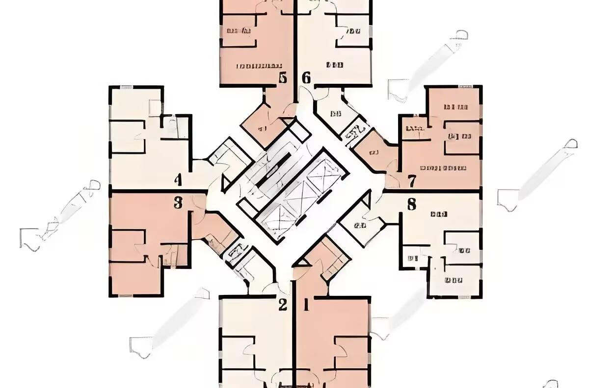 当我看到香港宏福苑小区楼盘的俯视图和图纸，才知道消防人员有多难！香港宏福苑这