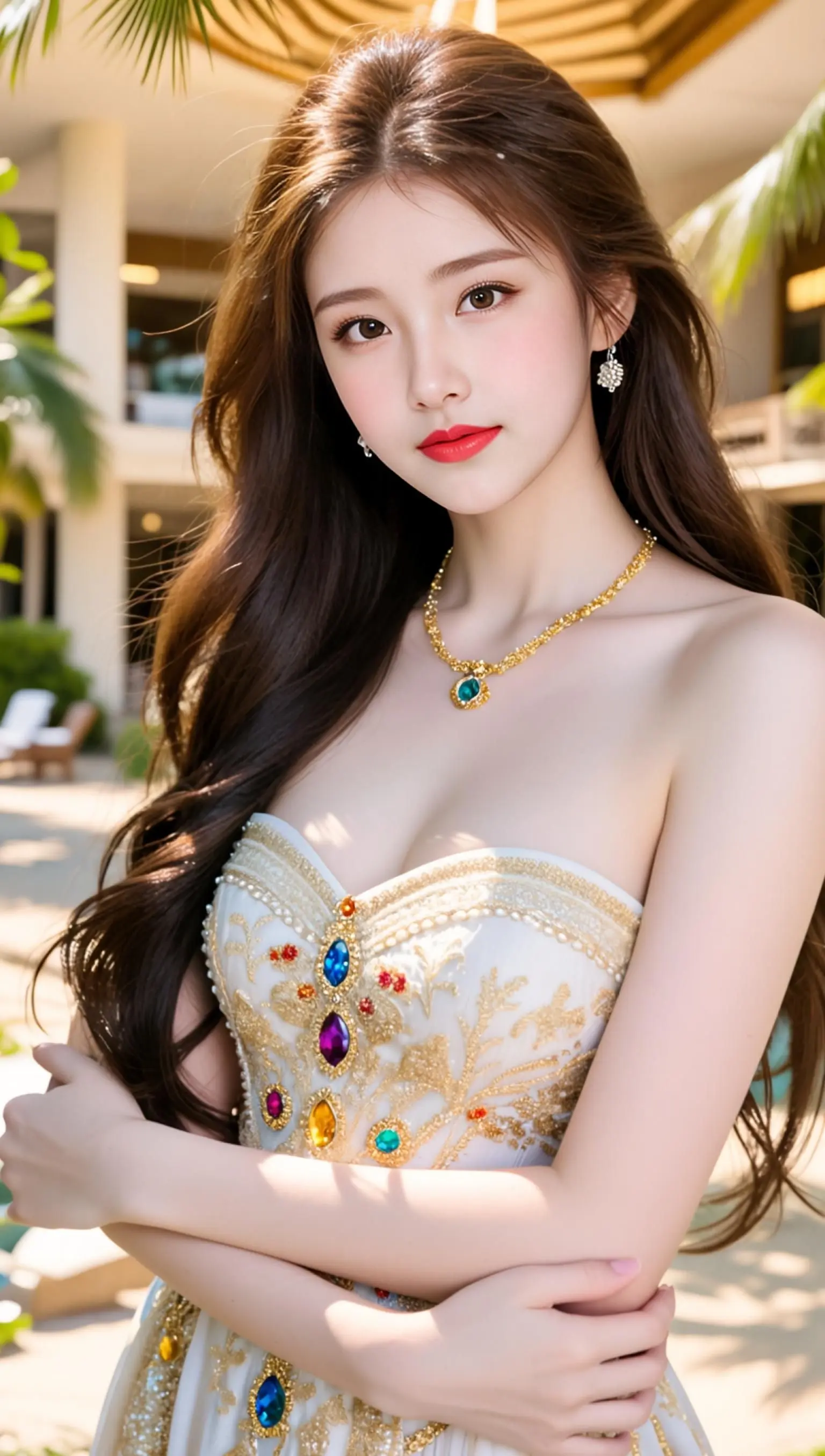 AI三亚甜美风 ai创作 清纯甜美肤白貌美气质女神