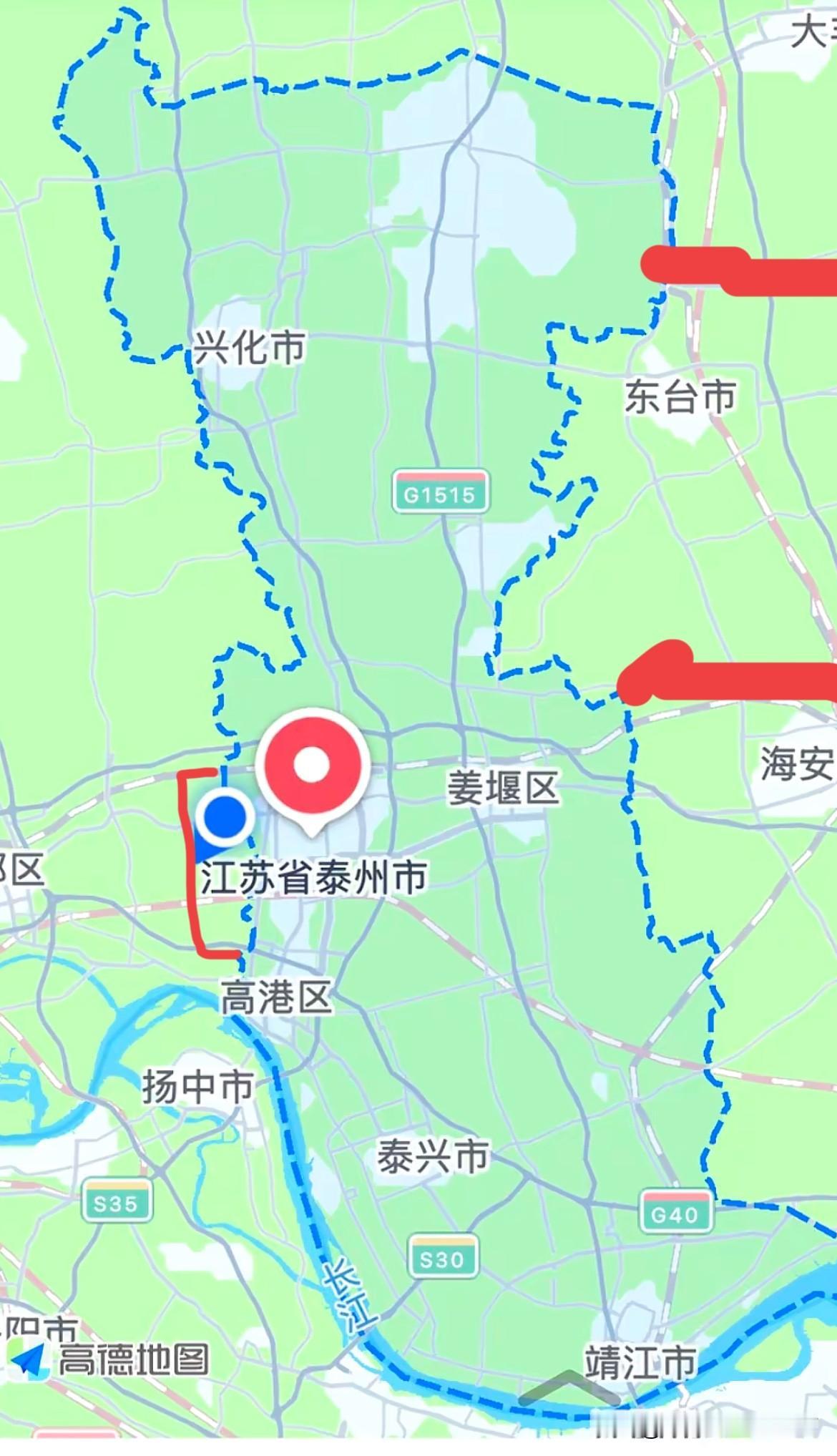 江都东部乡镇，郭村浦头嘶马，应该划到泰州，利于经济发展。