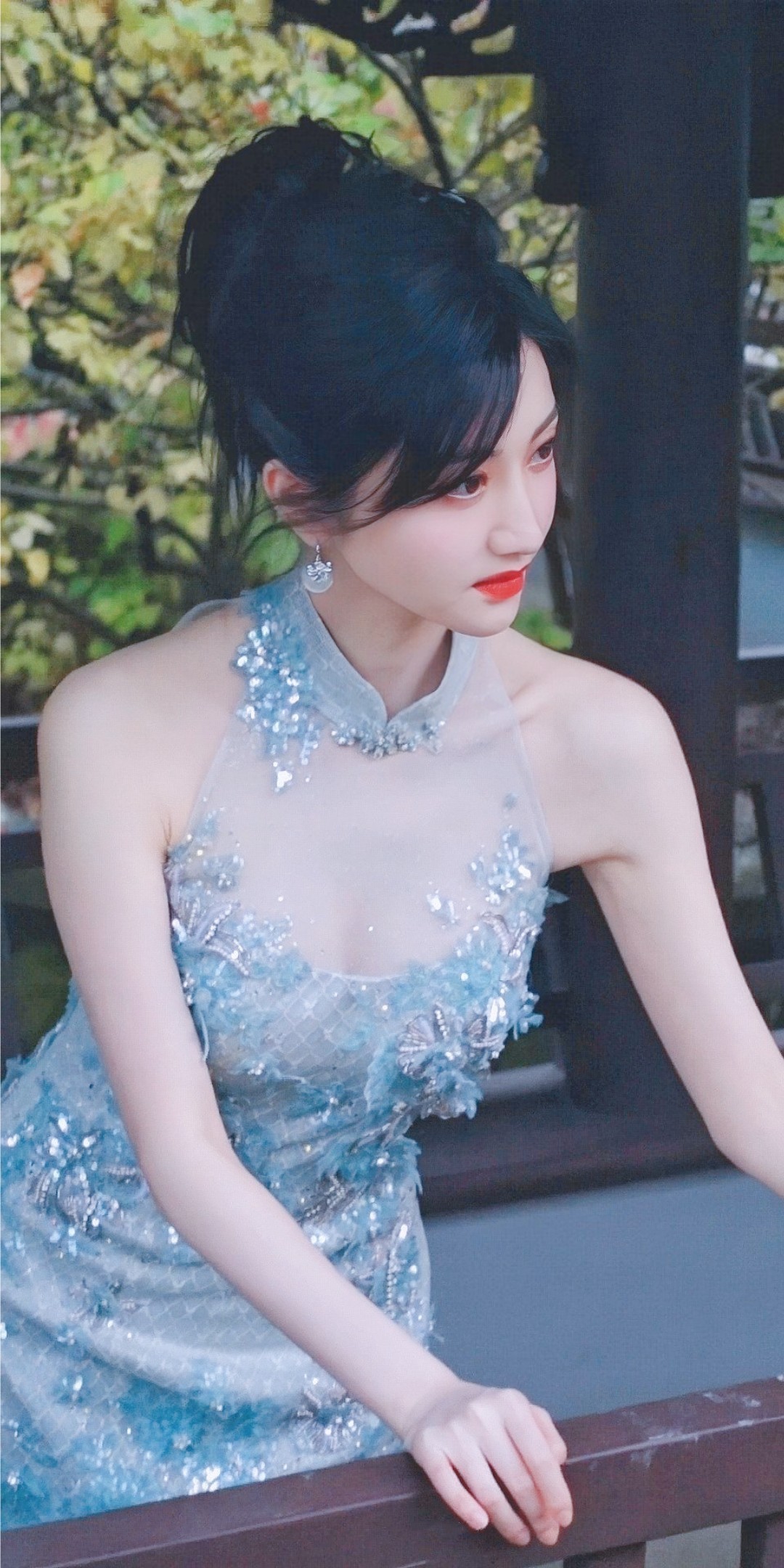 景甜姐姐壁纸，又见司藤，旗袍美人儿