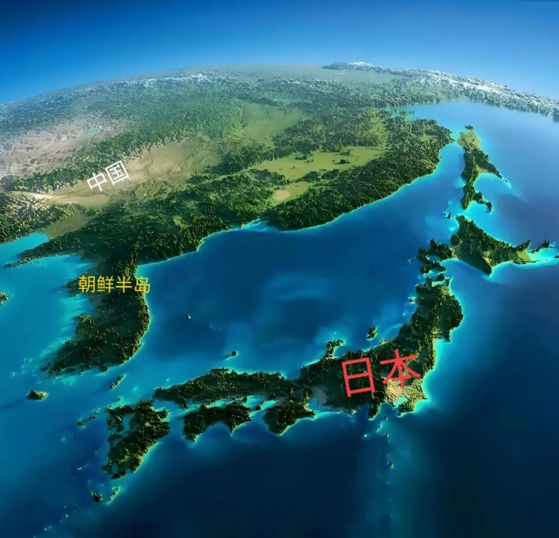 不要以为日本只是个小岛国，一看地形图就明白，它横跨1900多公里，等于我国广州市