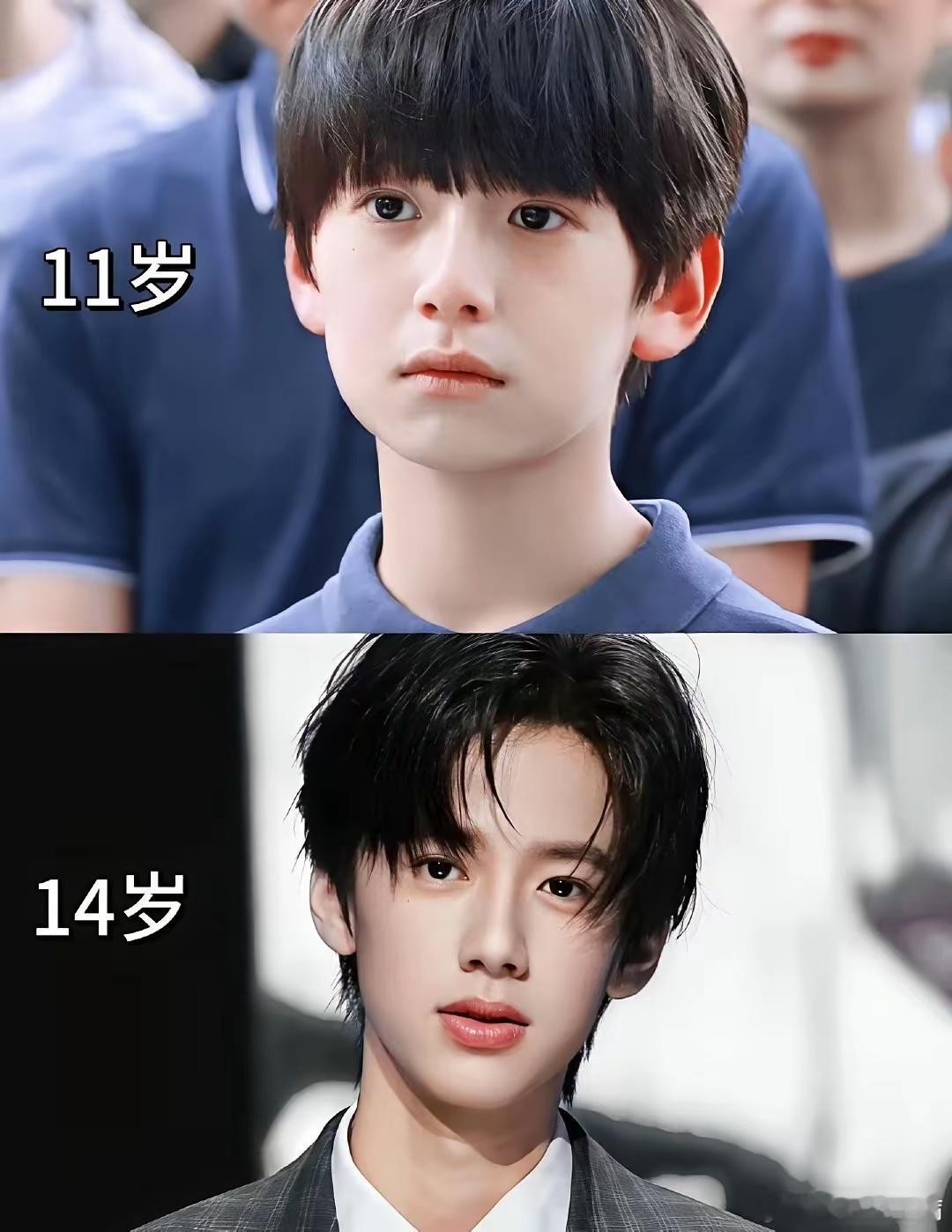 现在10后长速真惊人，林子烨才14岁身高已经180+轮廓越来越立体，和张凌赫长得