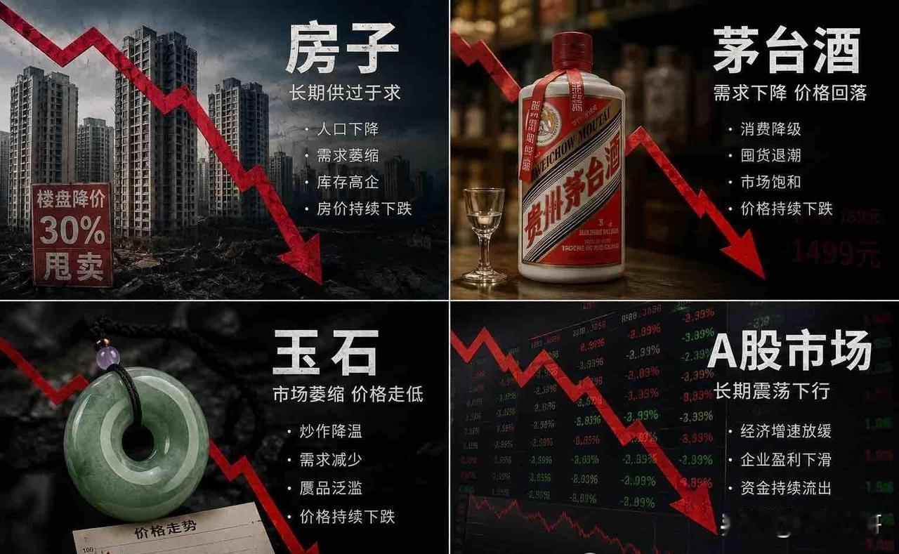 曾经的保值神器、如今持续贬值的十大资产，大家认可吗？1. 房产2. 高端