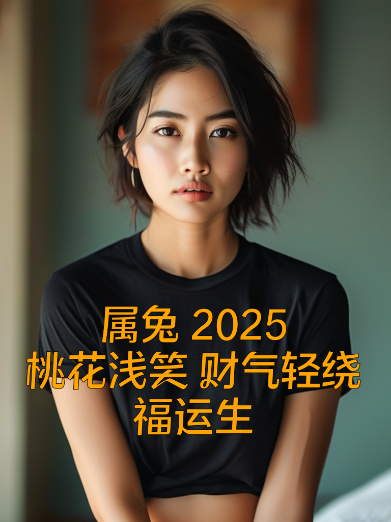 属兔2025：桃花浅笑，财气轻绕福运生