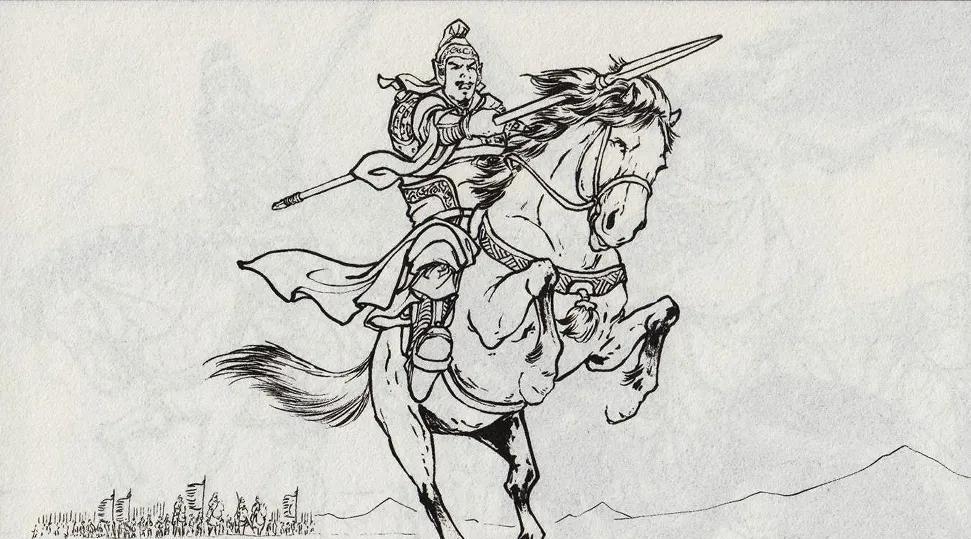隋文帝杨坚命杨林为兵马大帅，忠孝王伍建章为副帅，令狐达为先锋兵伐北齐。北齐徽州关