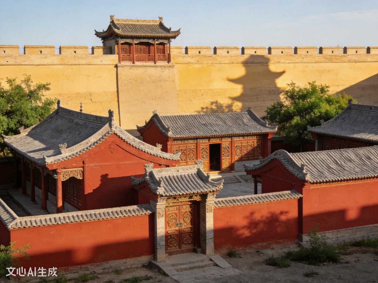 瑞安堡位于甘肃民勤县城南3.5公里的三雷镇三陶村，是民国时期保安团长王庆云的私家