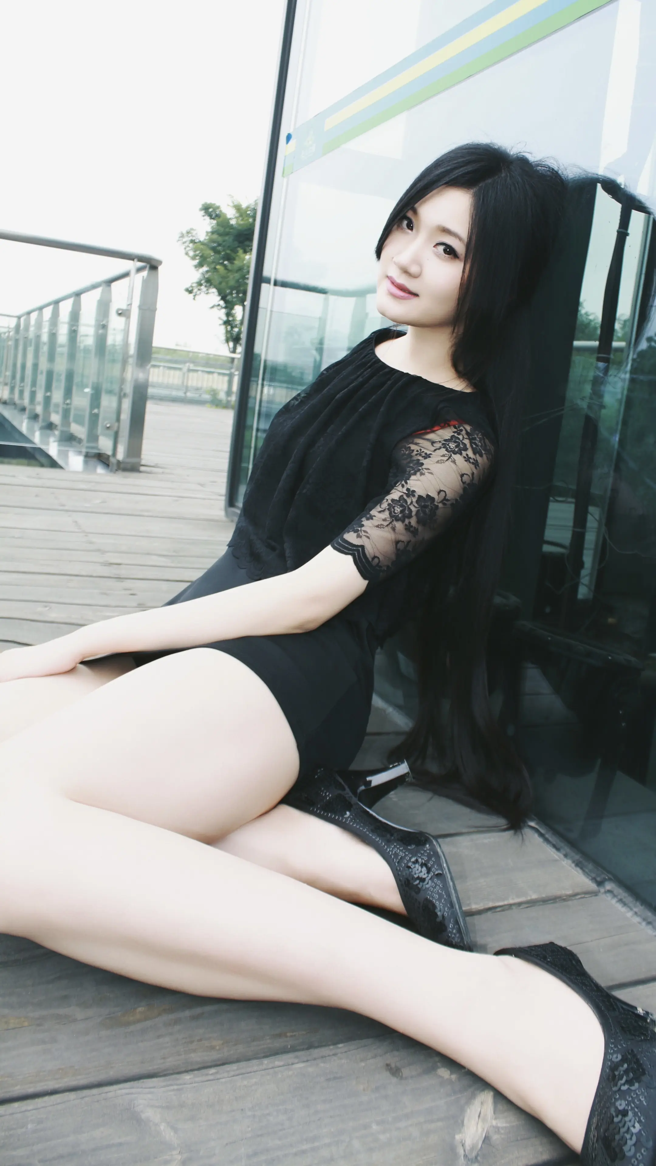 好身材好气质 腿精本精 女生拍照姿势 摄影分享 高跟鞋