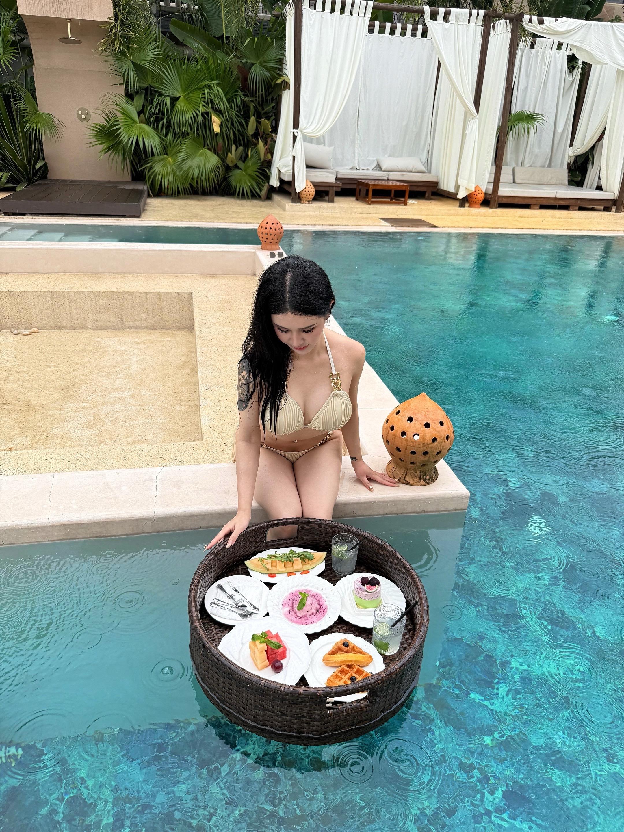 西双版纳之泳池别墅•躺平式度假🏝️ 很喜欢这家酒店的装修风格，仿佛让...