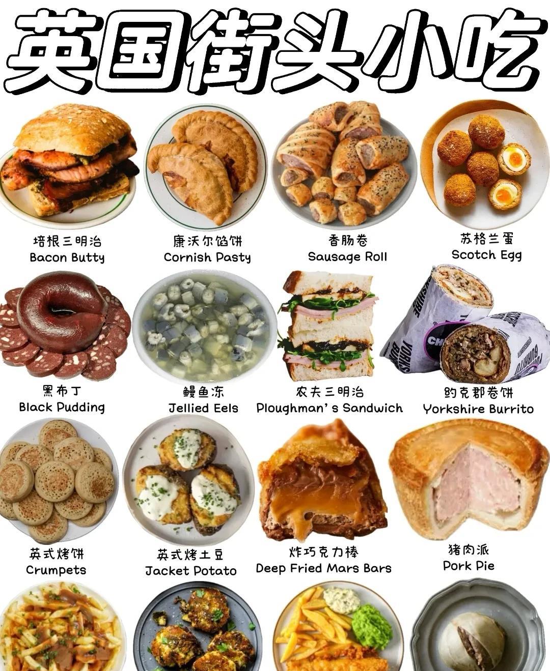 看看英国最受欢迎的街头美食有哪些？