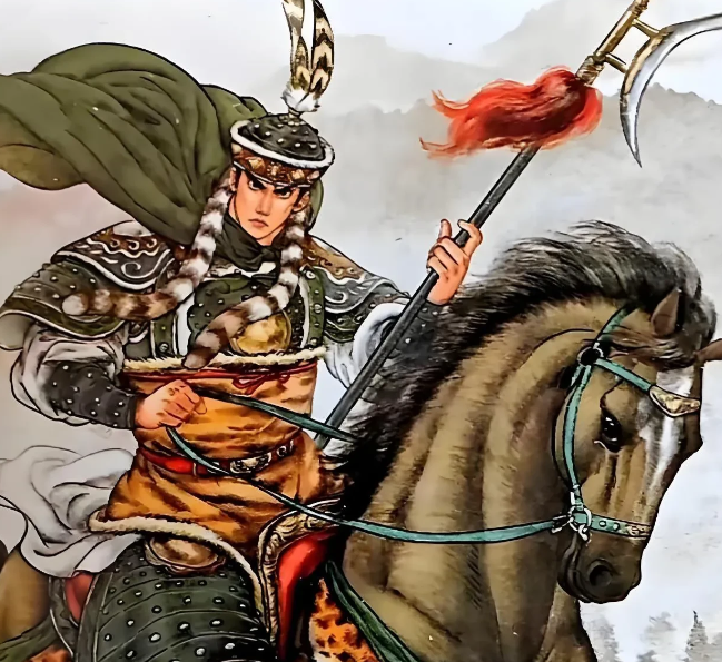 759年，河阳之战，燕军约李光弼单挑，城内唐军无人敢迎战。康英俊大怒，策马出击，