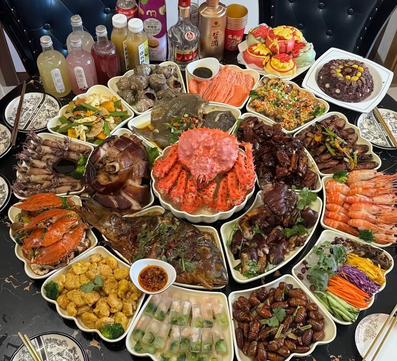 在东北，这顿年夜饭是什么水平？