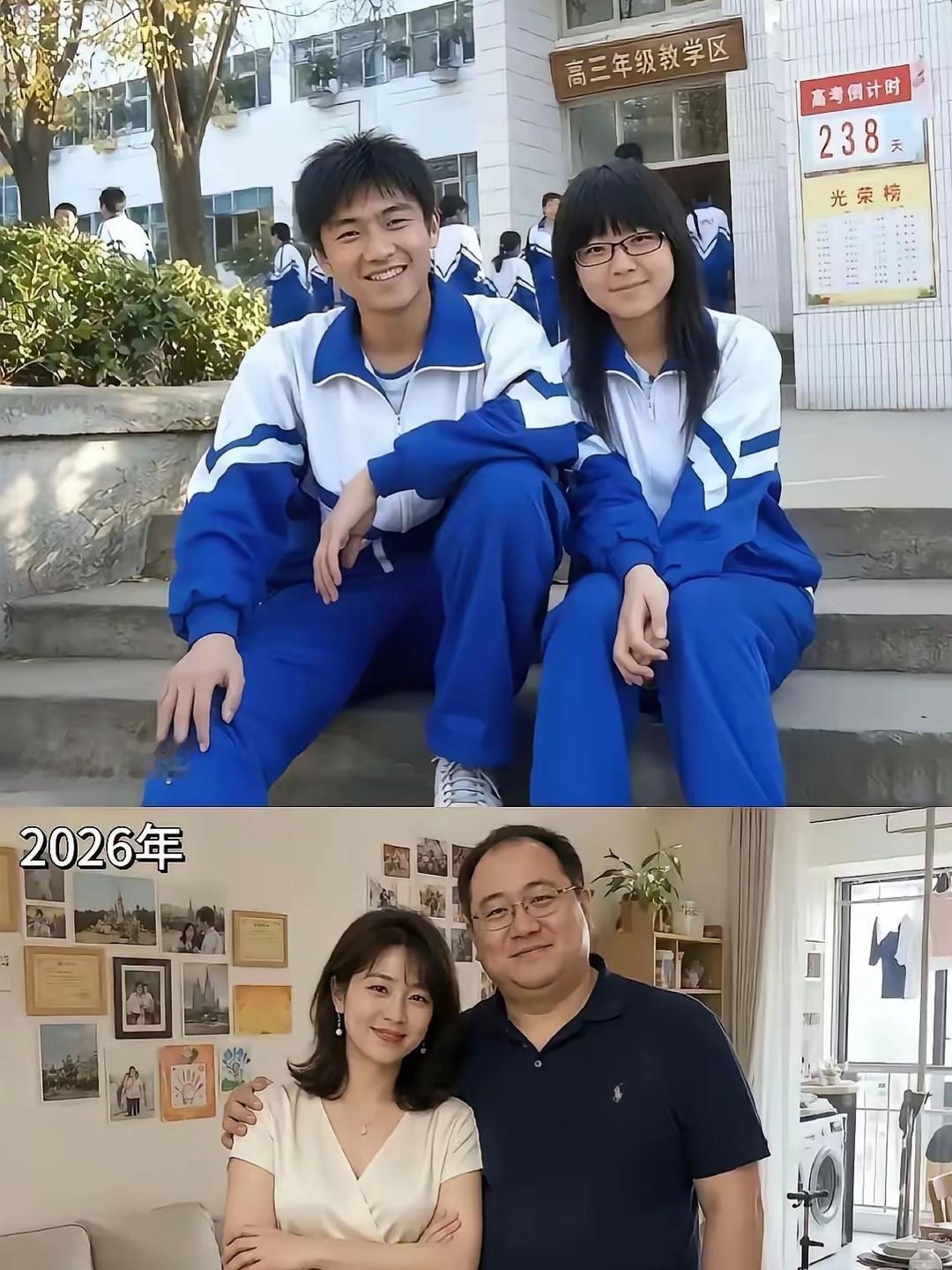 20年后的变化，男的怎么变化那么大，女的越来越漂亮了