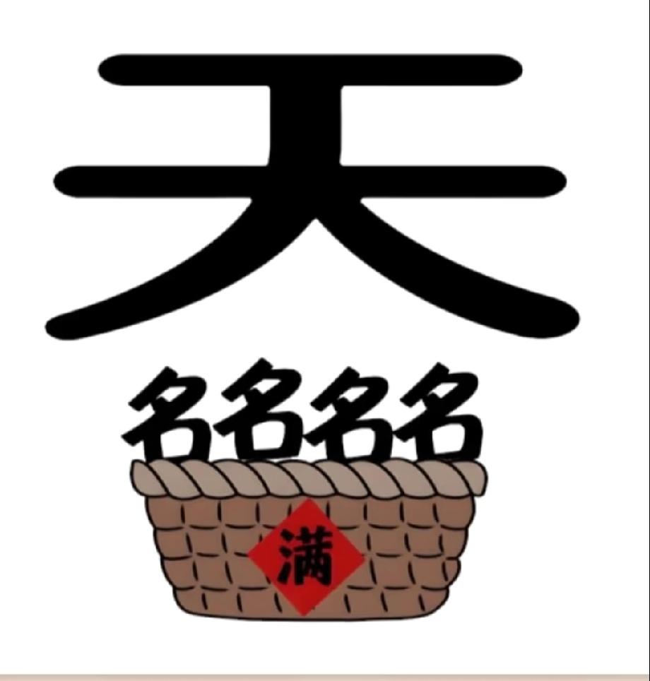 天字+满篮的名字，猜一成语，90%的人一眼就能答对？评论区说说！