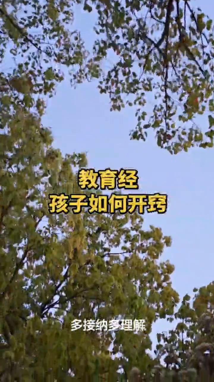 教育经：孩子如何开窍？孩子只有开心了才能开窍，开窍了才能成才。如果你是普通父母