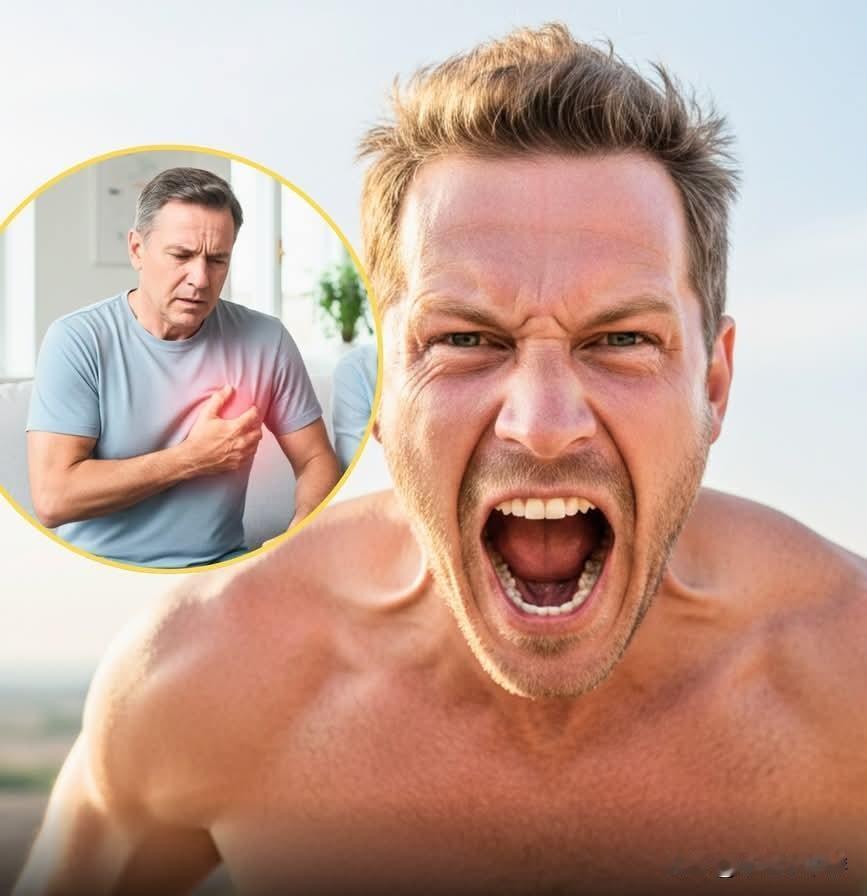 美国心脏协会一项突破性研究揭示了一个发人深省的结论：即使是短暂的强烈愤怒，也会暂