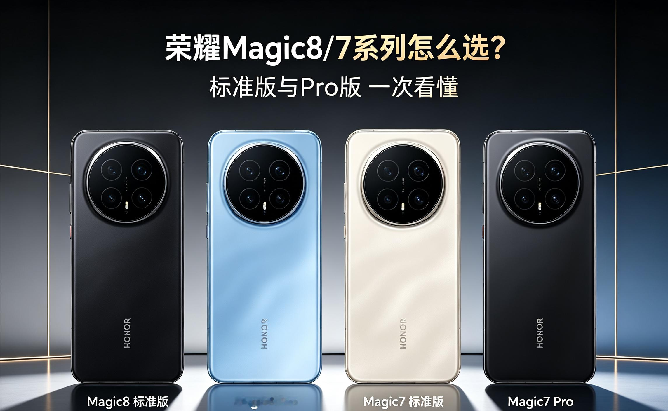 新老旗舰怎么挑？荣耀Magic8/7标准版与Pro版别乱选预算卡在4‑6千，纠结选荣耀Magic8、