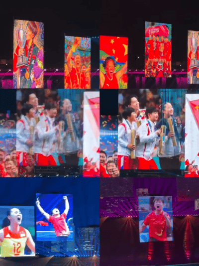 亚运会闭幕式上的莎莎和楚钦，镜头很全也很经典。开幕式没有看到的画面，在闭幕式