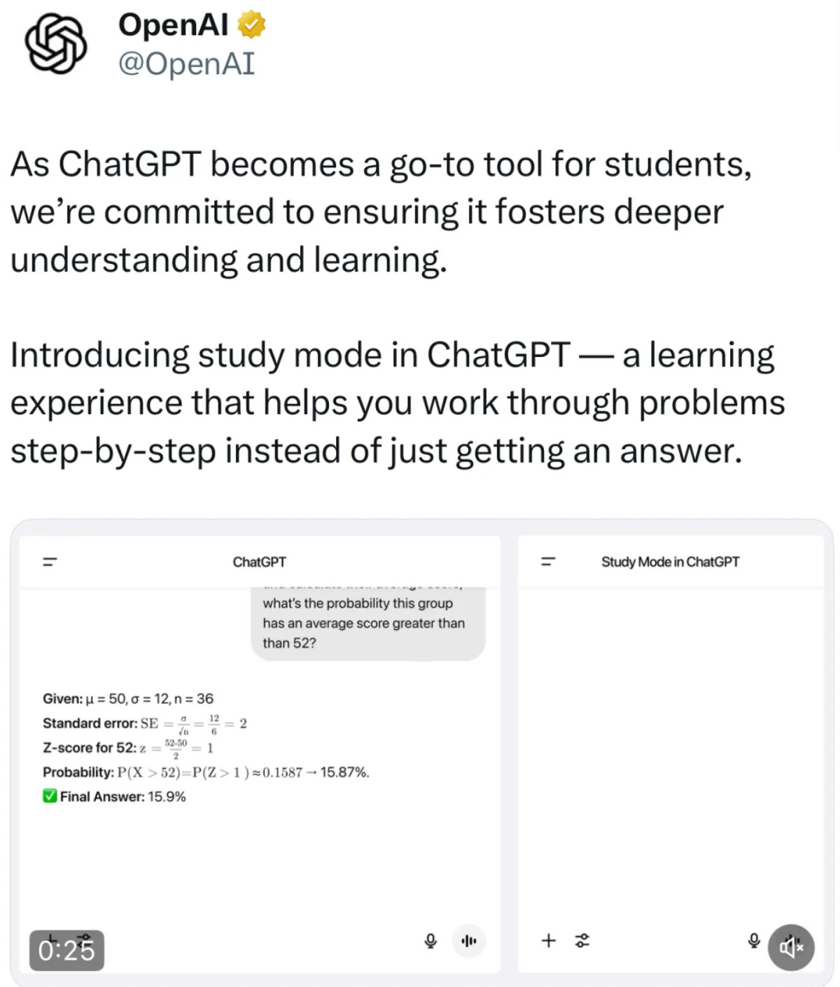 chatgptO3上线学习模式：智商136的AI学习教练，chatg