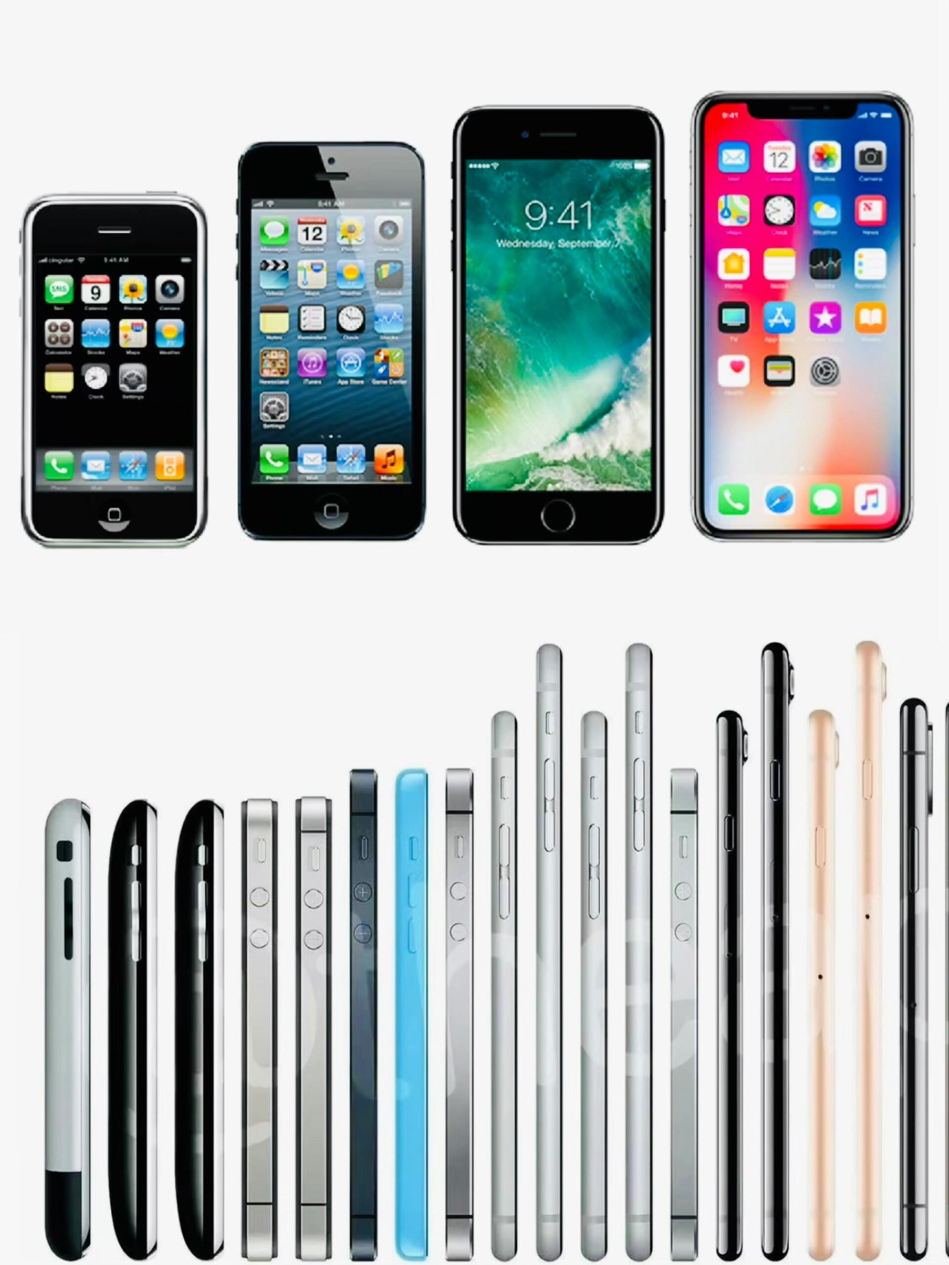 你对哪代iPhone印象最深哪款机型让你们影响深刻[滑稽笑]iPhone初代：全